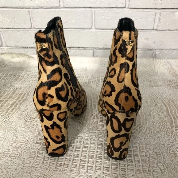 Sam Edelman Leopard-Print Calf‎ Hair Chelsea Boots - Picture 14 of 14